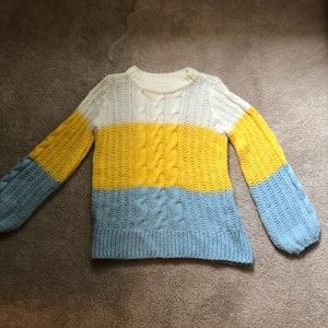 VERO MODA COLOR BLOCK SWEATER